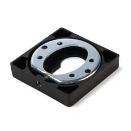 Накладка на цилиндровый механизм LOCKLAND, квадратная, цвет черный, комплект