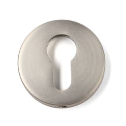Накладка на цилиндровый механизм LOCKLAND, круглая, цвет сатиновый никель, комплект