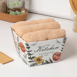 Полотенца кухонные набор 3 шт. «Этель» This Kitchen, 35×50 см, 100% хлопок, махра 340 г/м²
