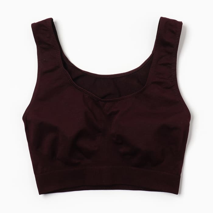 Бюстье женское Giulia, цвет темно-бордовый, размер 42-46 (S-M)