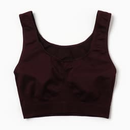 Бюстье женское Giulia, цвет темно-бордовый, размер 42-46 (S-M)