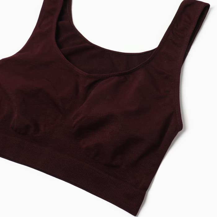 Бюстье женское Giulia, цвет темно-бордовый, размер 42-46 (S-M)