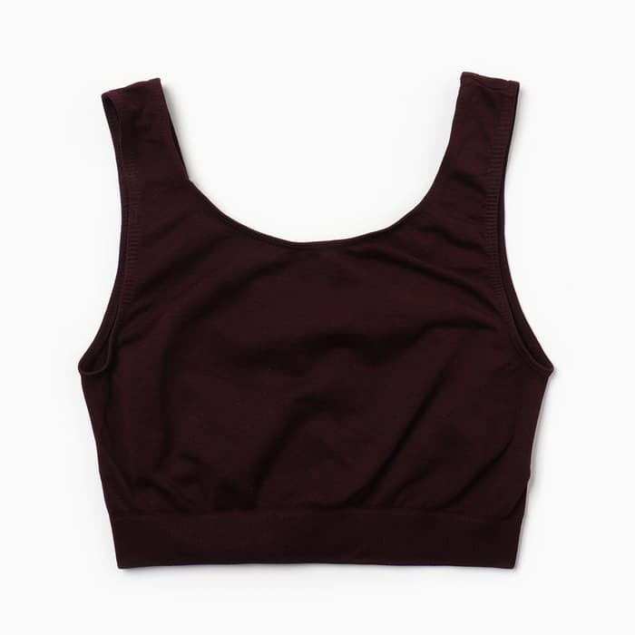 Бюстье женское Giulia, цвет темно-бордовый, размер 42-46 (S-M)