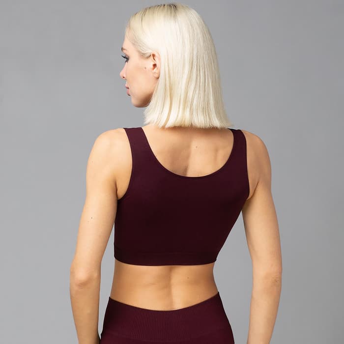 Бюстье женское Giulia, цвет темно-бордовый, размер 42-46 (S-M)