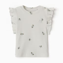 Майка детская «Крошка Я» Olives, рост 74-80, молочная