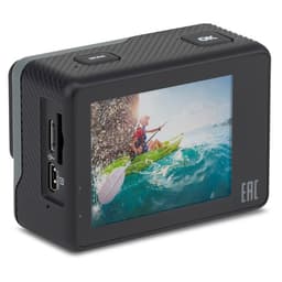 Экшн-камера Digma DiCam 810, 3840х2160 - 60 fps, 900 мАч, microSD, аквабокс + набор креплений, серая