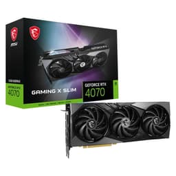Видеокарта MSI PCI-E 4.0 RTX 4070 GAMING X SLIM 12G NVIDIA GeForce RTX 4070 12Gb 192bit GDD   103395