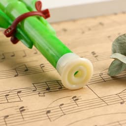 Флейта Music Life, хулуси, тональность C, зеленая, 42×8.7×5 см