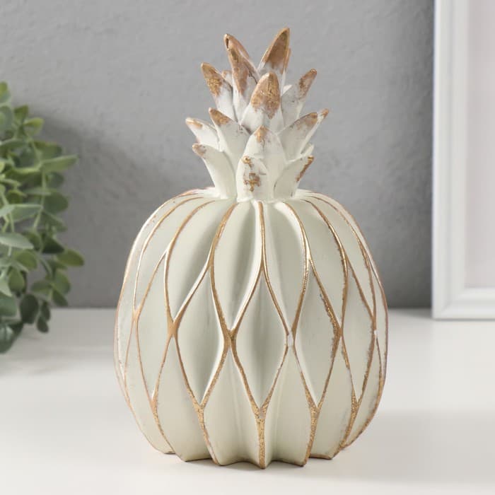 Фигурка полистоун «Бумажная гармошка. Ананас», 13×13×22.5 см