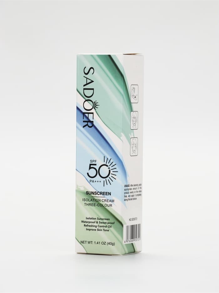 Крем-консилер под макияж 3 в 1, трехцветный