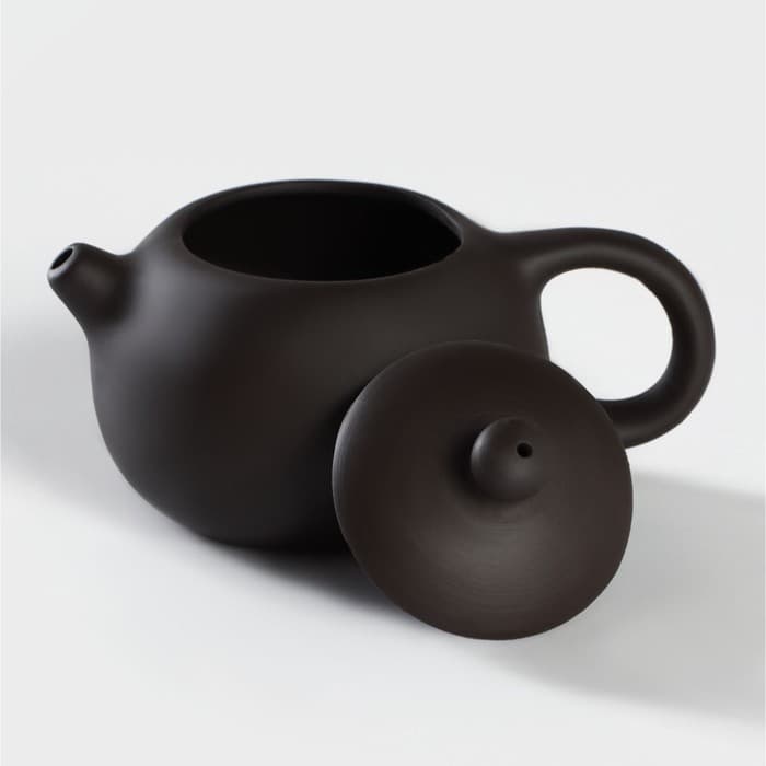 Набор для чайной церемонии «Глина», 11 предметов: 8 пиал 40 мл, чайник, молочник, ступка, керамика, коричневый