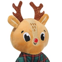 Мягкая погремушка на колечке Крошка Я «Оленёнок. Клетка», текстиль, в пакете