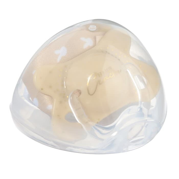 Подарочный набор новогодний M&B «Наше счастье»: соска-пустышка ортодонт., от 6 мес., и держатель на ленте, подарочная упаковка