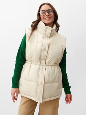 Жилет женский демисезонный MIST, размер 42-44, молочный