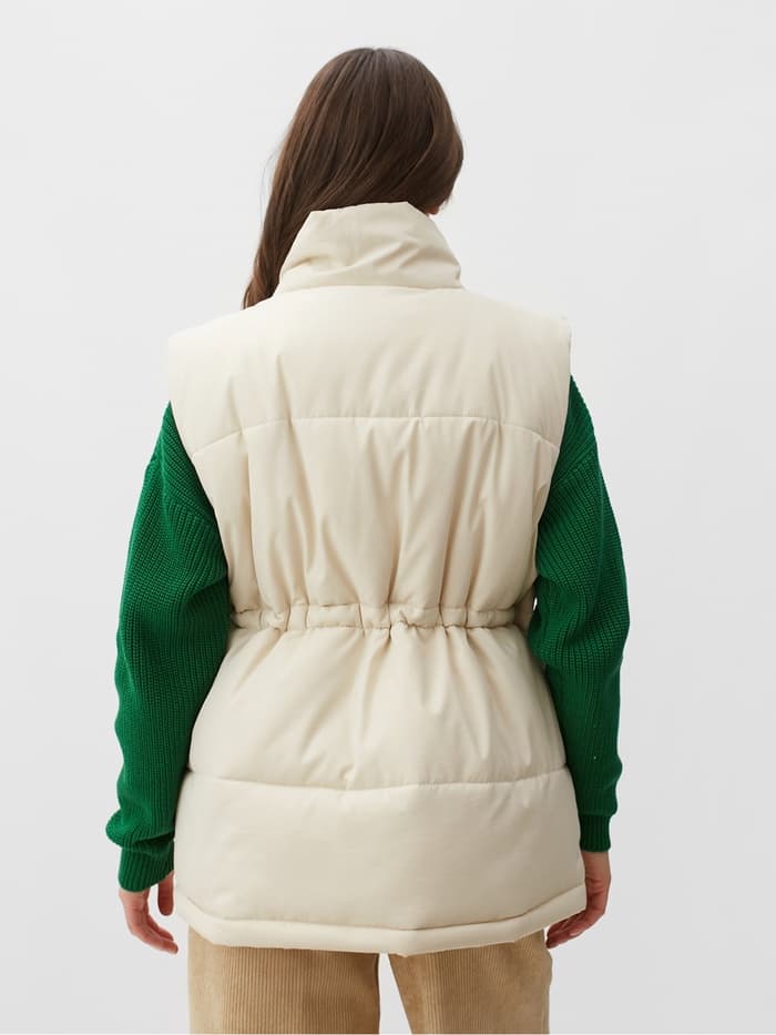 Жилет женский демисезонный MIST, размер 46-48, молочный