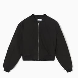 Бомбер женский демисезонный MIST, размер 44-46, чёрный