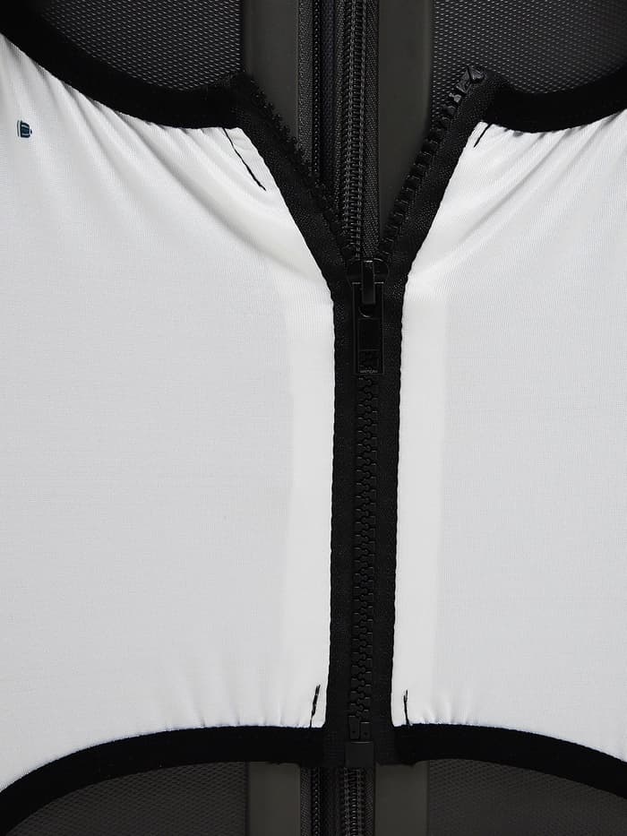 Чехол на чемодан на колёсах, 28" (L), с принтом «Бульдог», белый