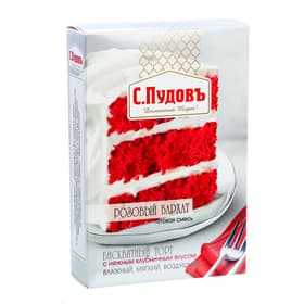 Готовая смесь Торт «Розовый бархат» С.Пудовъ, 400 г