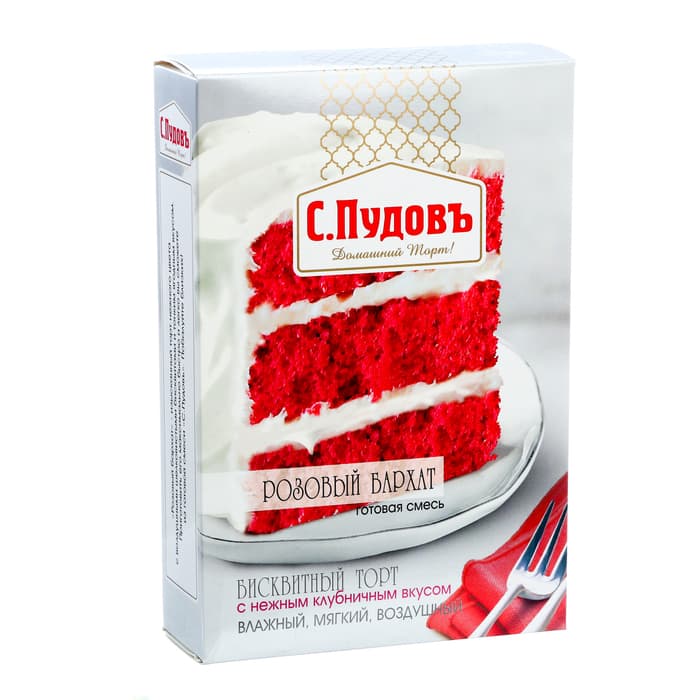 Готовая смесь Торт «Розовый бархат» С.Пудовъ, 400 г