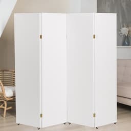 Ширма – перегородка «Дарим Красиво», на колёсиках, 200×160 см, цвет белый