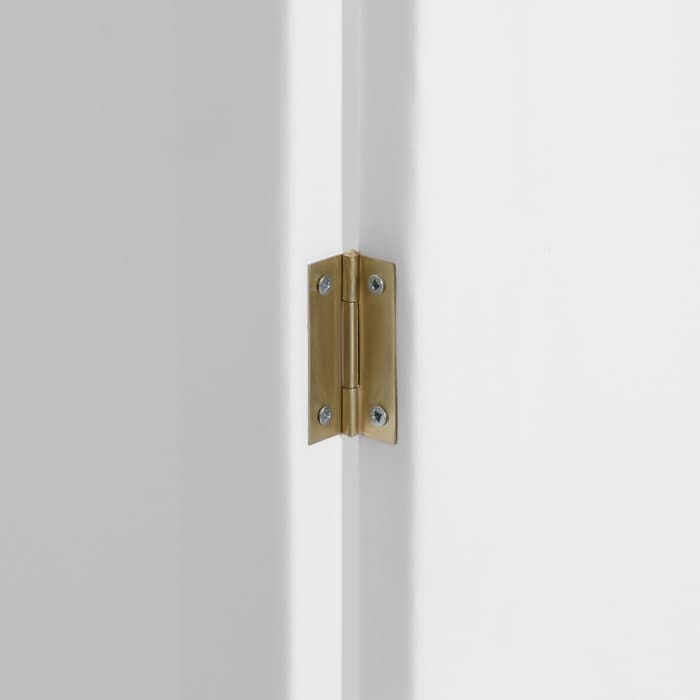 Ширма – перегородка «Дарим Красиво», на колёсиках, 200×160 см, цвет белый