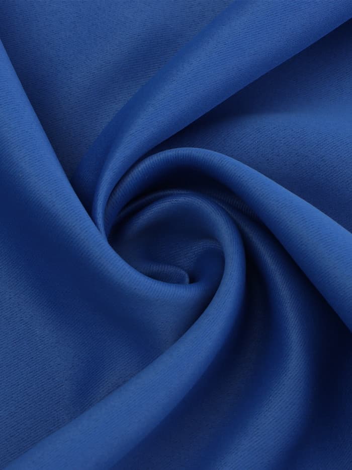 Штора блэкаут портьерная «Этель», 270×300 см, синяя
