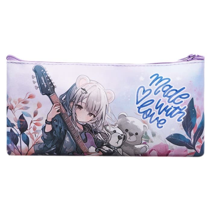 Пенал школьный, текстиль, плоский, 10.8×20.5 см «Аниме»