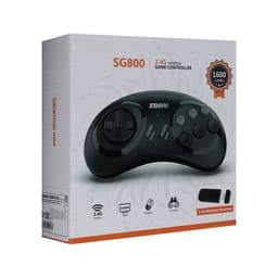 Игровая приставка SG800, 1600 игр, AV кабель, 2 беспроводных джойстика, чёрная