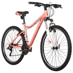 Велосипед STINGER LAGUNA STD, диаметр колёс 26", размер рамы 17", 21 скорость, розовый