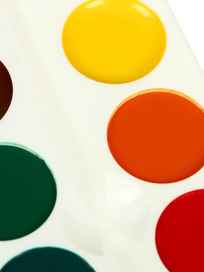 Акварель медовая «Гамма. Юный художник», 12 цветов, без кисти, пластик