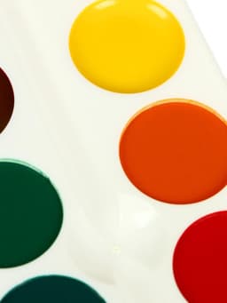 Акварель медовая «Гамма. Юный художник», 12 цветов, без кисти, пластик