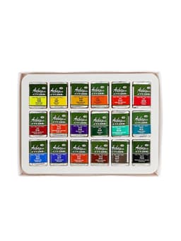 Акварель художественная в кюветах «Гамма. Студия», 18 цветов × 2.5 мл