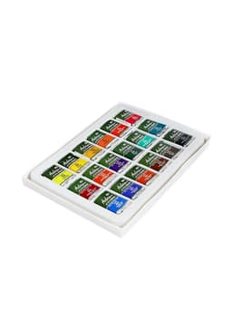 Акварель художественная в кюветах «Гамма. Студия», 18 цветов × 2.5 мл