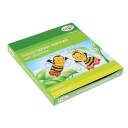 Пластилин мягкий (восковой) Гамма «Пчёлка», 12 цветов, 180 г, со стеком, картонная коробка
