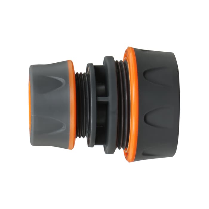 Муфта переходная, для шлангов 1/2" (12 мм) и 3/4" (19 мм), цанговое соединение, прорезиненный пластик, Greengo