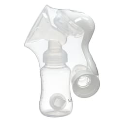 Молокоотсос ручной механический M&B 2 в 1, с бутылочкой для кормления КЛ и соской, 150 мл, белый