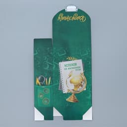 Коробка подарочная фигурная, упаковка, «Выпускной», 14×22×7 см