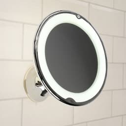 Зеркало Luazon KZ- 13, подсветка, настенное, 18 диодов, 3 режима свечения, от батареек 3×ААА