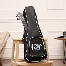 Чехол для укулеле Music Life, премиум, с накладным карманом, 63×24×9 см