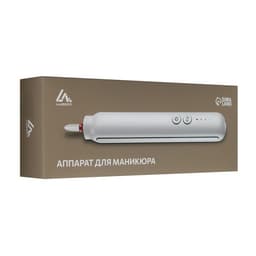 Аппарат для маникюра Luazon LMM-02, портативный, 5 насадок, АКБ, белый
