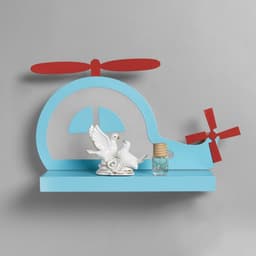 Бра «Вертолет» LED 18 Вт синий 35×25×8 см