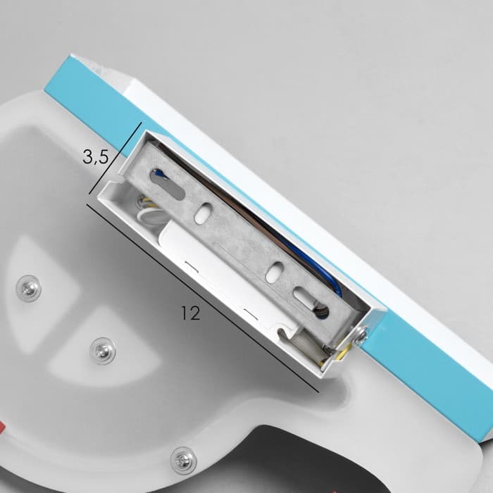 Бра «Вертолет» LED 18 Вт синий 35×25×8 см