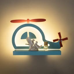 Бра «Вертолет» LED 18 Вт синий 35×25×8 см