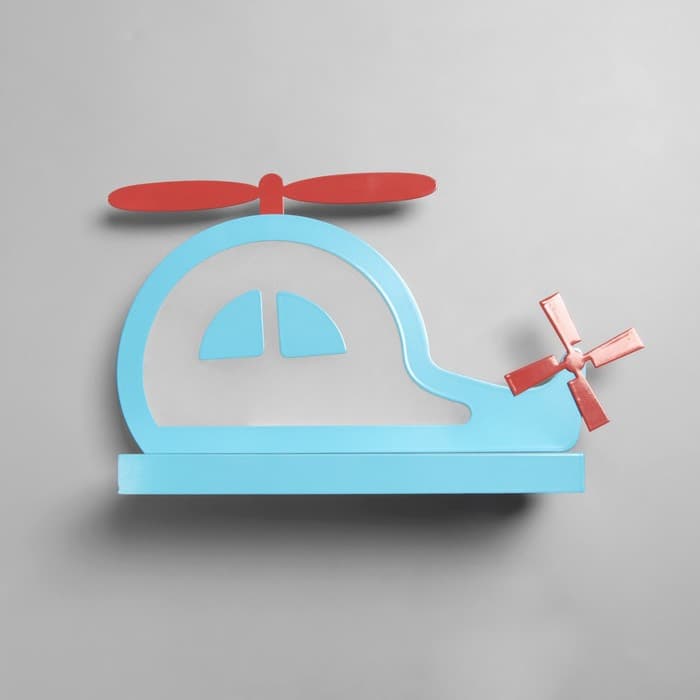 Бра «Вертолет» LED 18 Вт синий 35×25×8 см