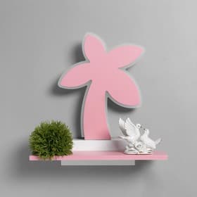 Бра «Пальма» LED 18 Вт розовый 35×25×8 см