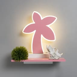 Бра «Пальма» LED 18 Вт розовый 35×25×8 см