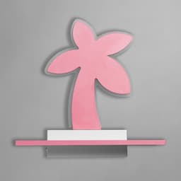 Бра «Пальма» LED 18 Вт розовый 35×25×8 см