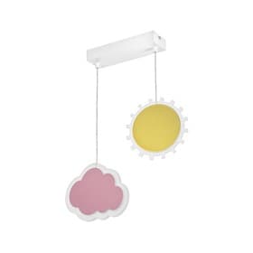 Светильник подвесной «Рассвет» LED 36 Вт цветной 30×5×60 см