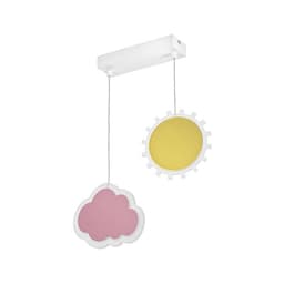 Светильник подвесной «Рассвет» LED 36 Вт цветной 30×5×60 см