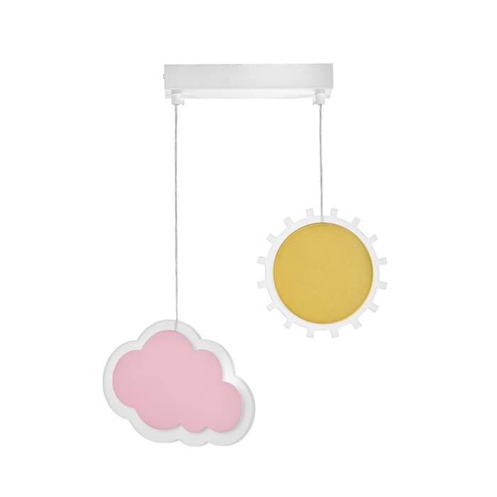 Светильник подвесной «Рассвет» LED 36 Вт цветной 30×5×60 см